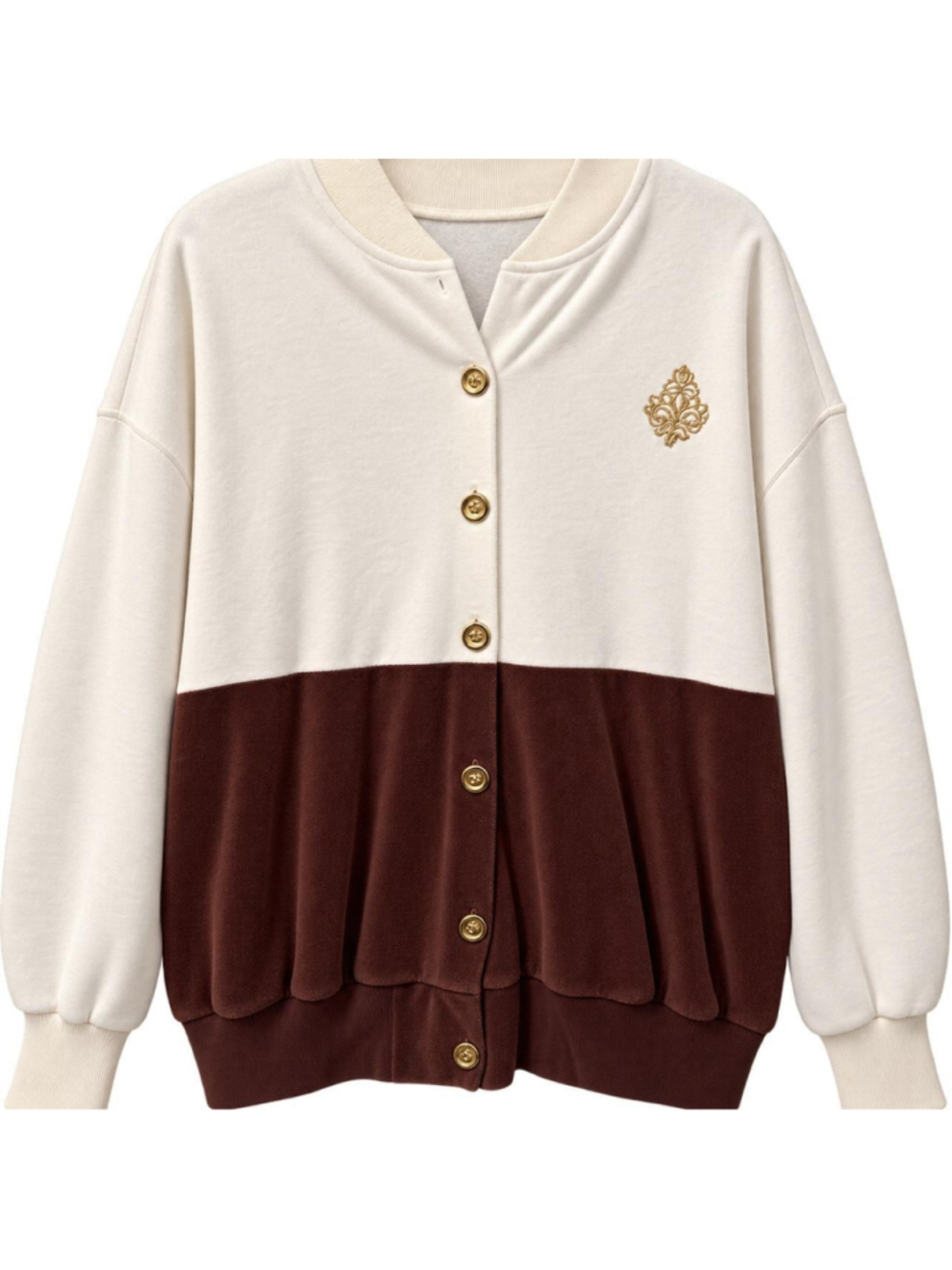 Vintage colorblock cardigan jacket, size 1X. Retro. Old money.